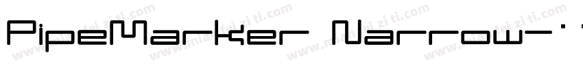 PipeMarker Narrow字体转换